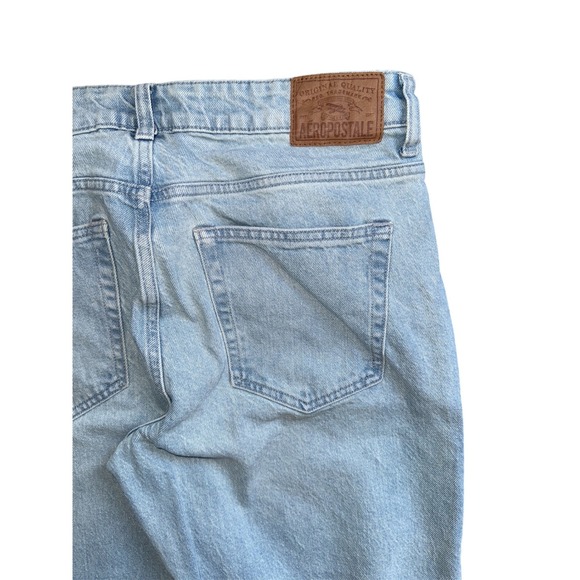 Aeropostale Relaxed Straight Leg Mens 33X30.5 Light Wash Denim Jeans Pants Y2K - Picture 8 of 8